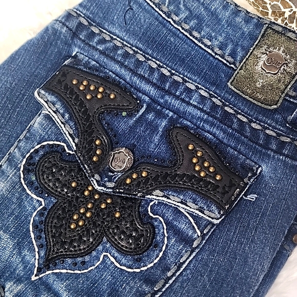 😍 Unique Bootcut Jeans, Size 9 W 30, L 32 - Picture 3 of 9